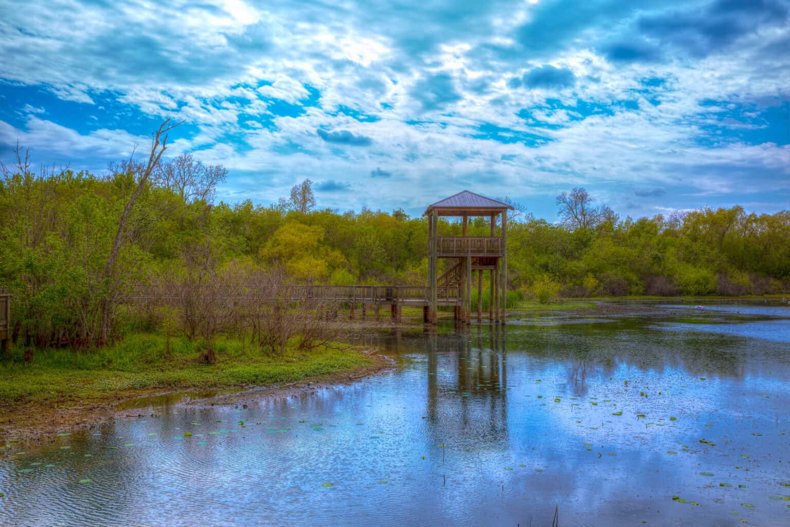 White Lake at Cullinan Park in sugar land Texas